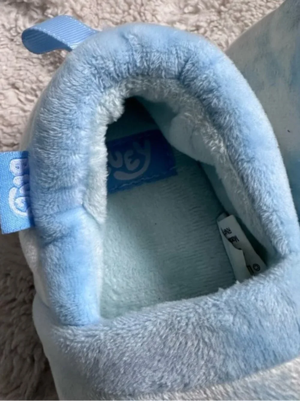 Bluey | Toddler Bluey and Bingo Cloud Slippers | Size Medium (7-8)